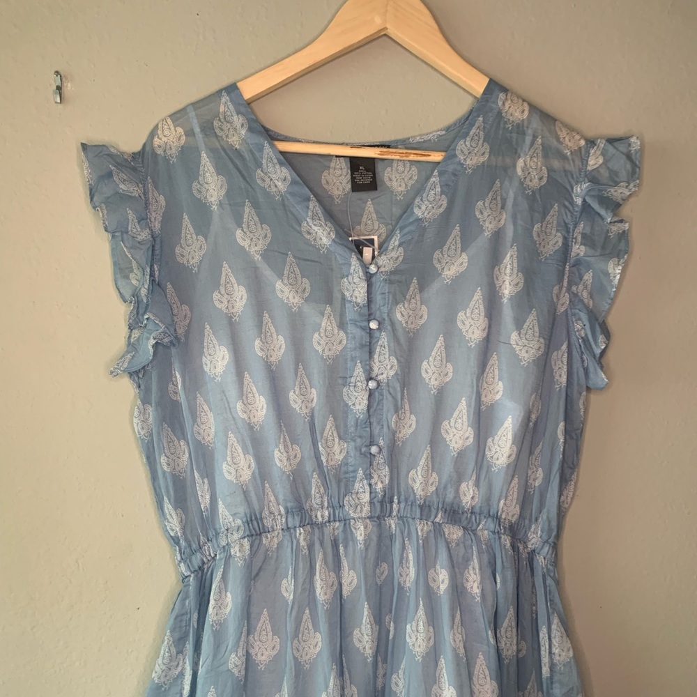 Chelsea & Theodore Boho Paisley Maxi Dress